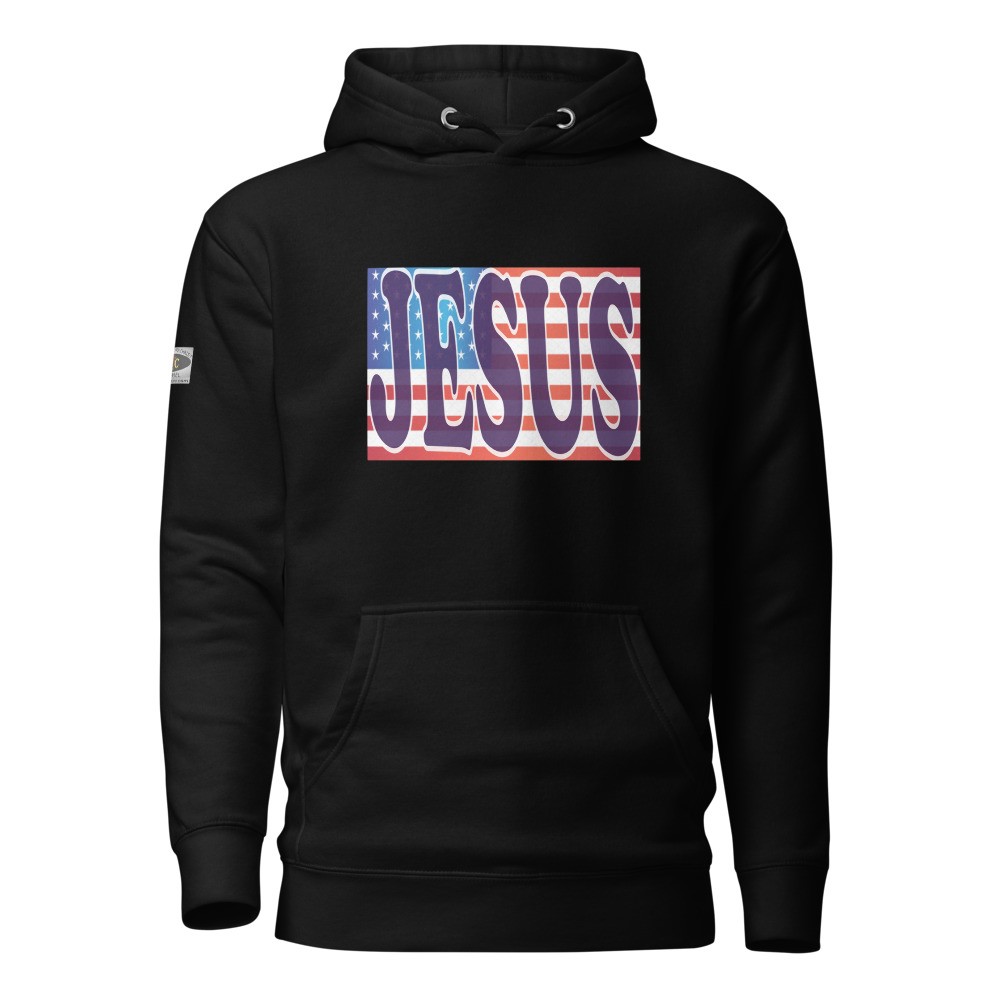Jesus and The Flag - Hoodie - For Him or For Her
