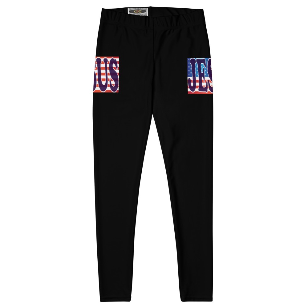 Jesus and the Flag - Leggings - For Her