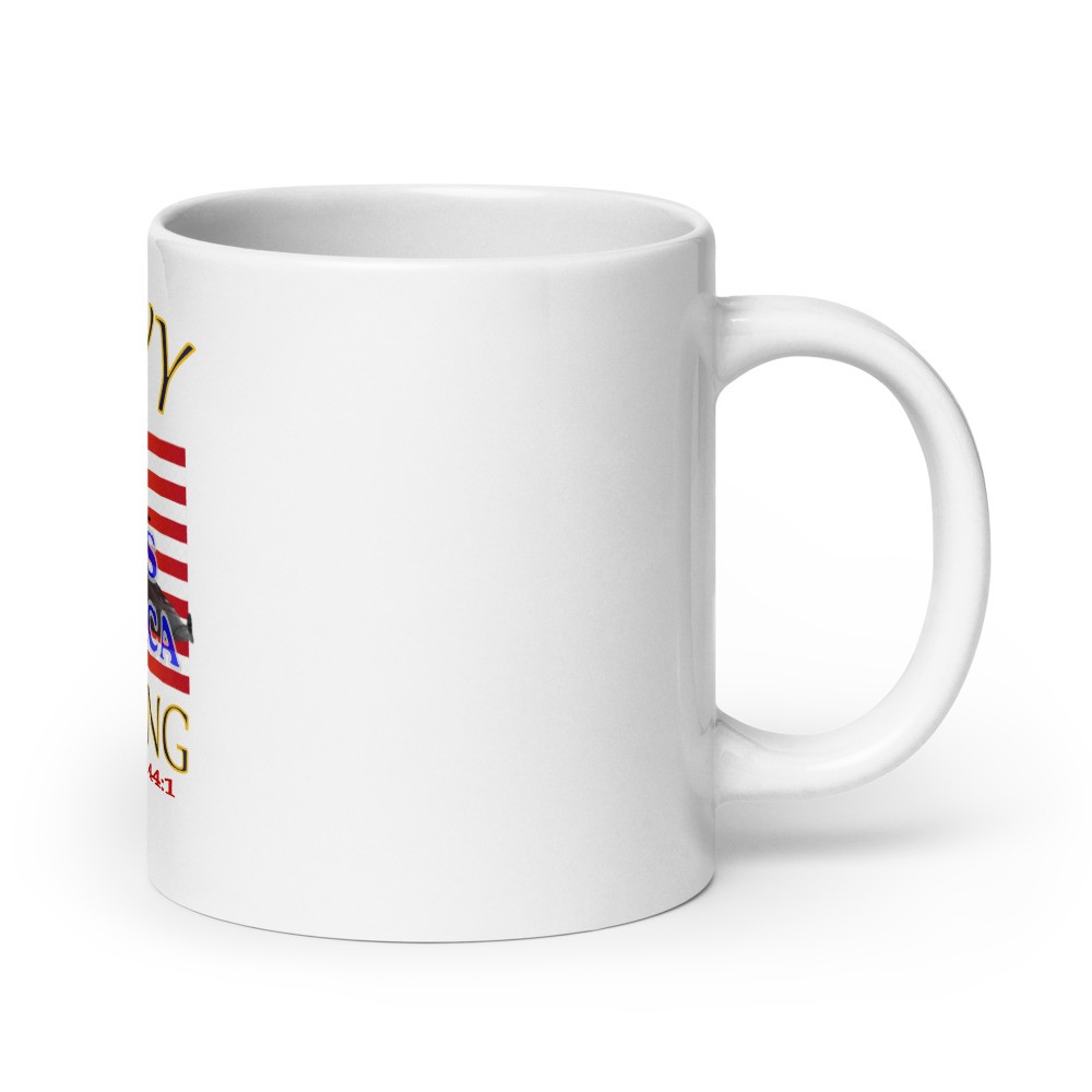 Navy Strong - White Glossy Mug
