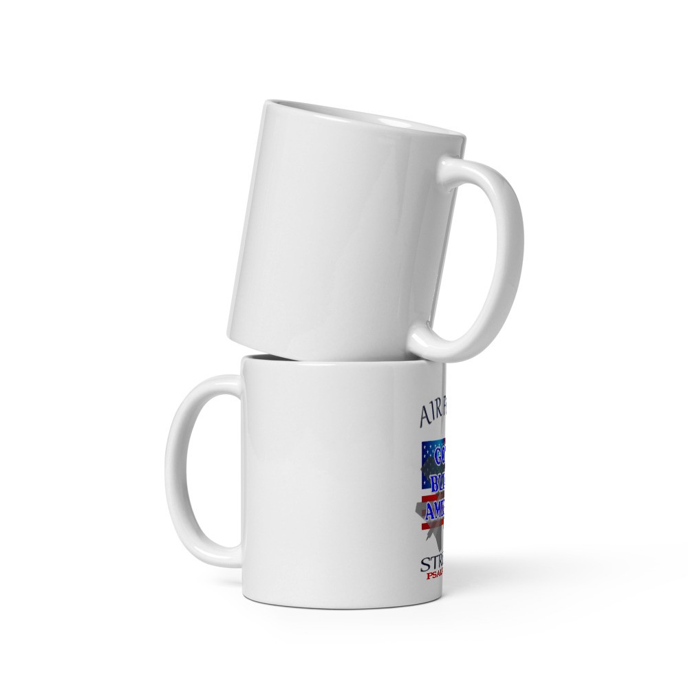 Air Force Strong - White Glossy Mug