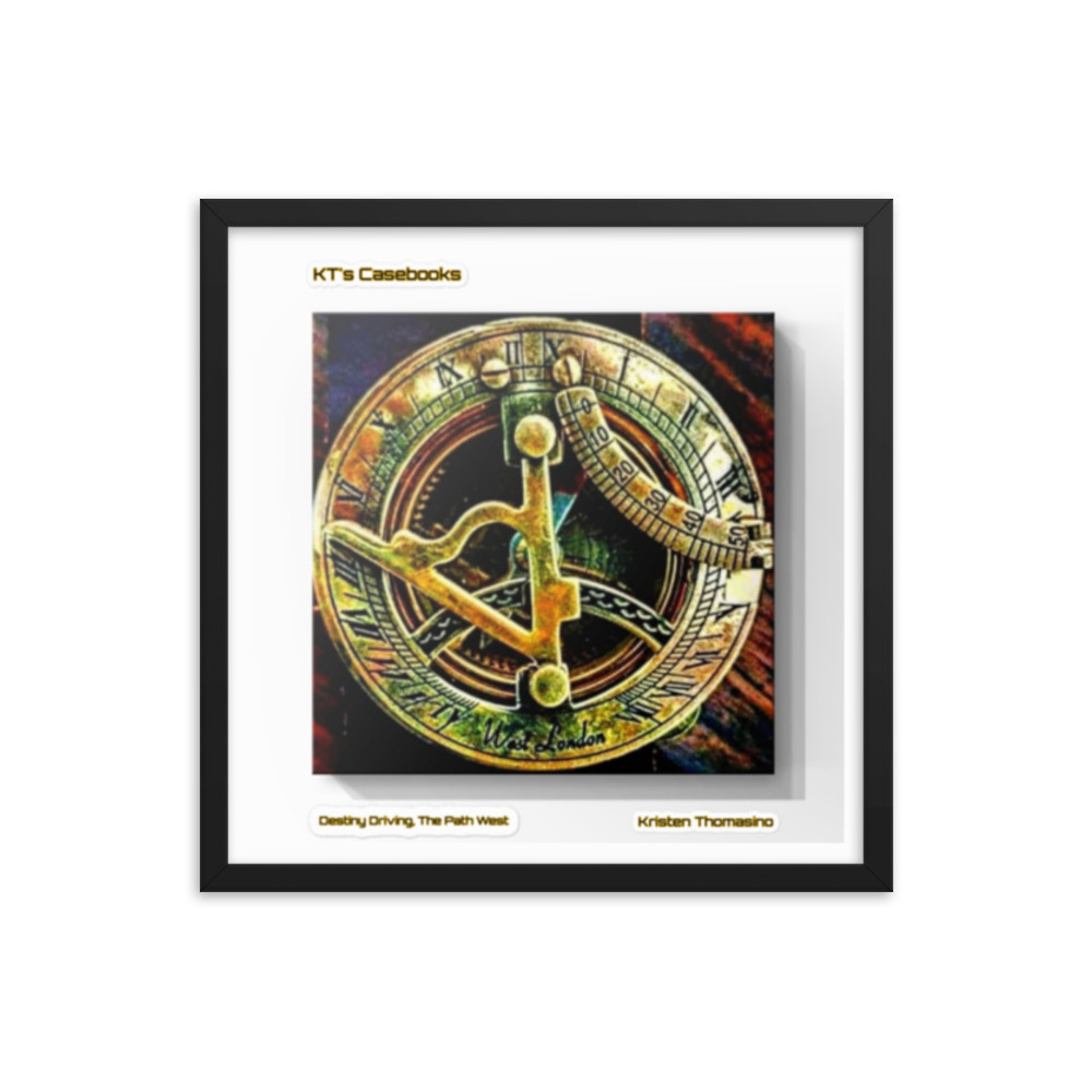 KTCB-DDRW-2 KT's Casebook, Destiny Driving, The Path West, KTCB-DDRW-2 Framed poster