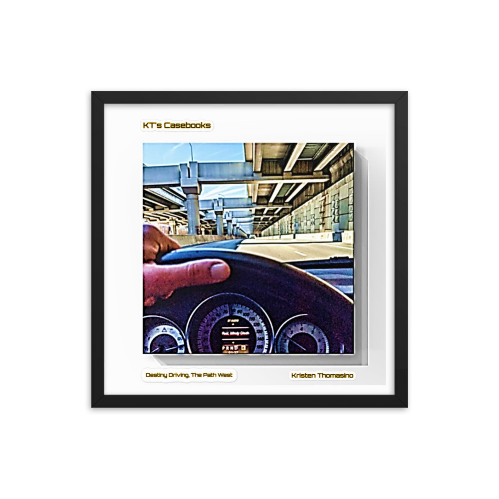 KTCB-DDRW-21 KT's Casebook, Destiny Driving, The Path West, KTCB-DDRW-21 Framed poster