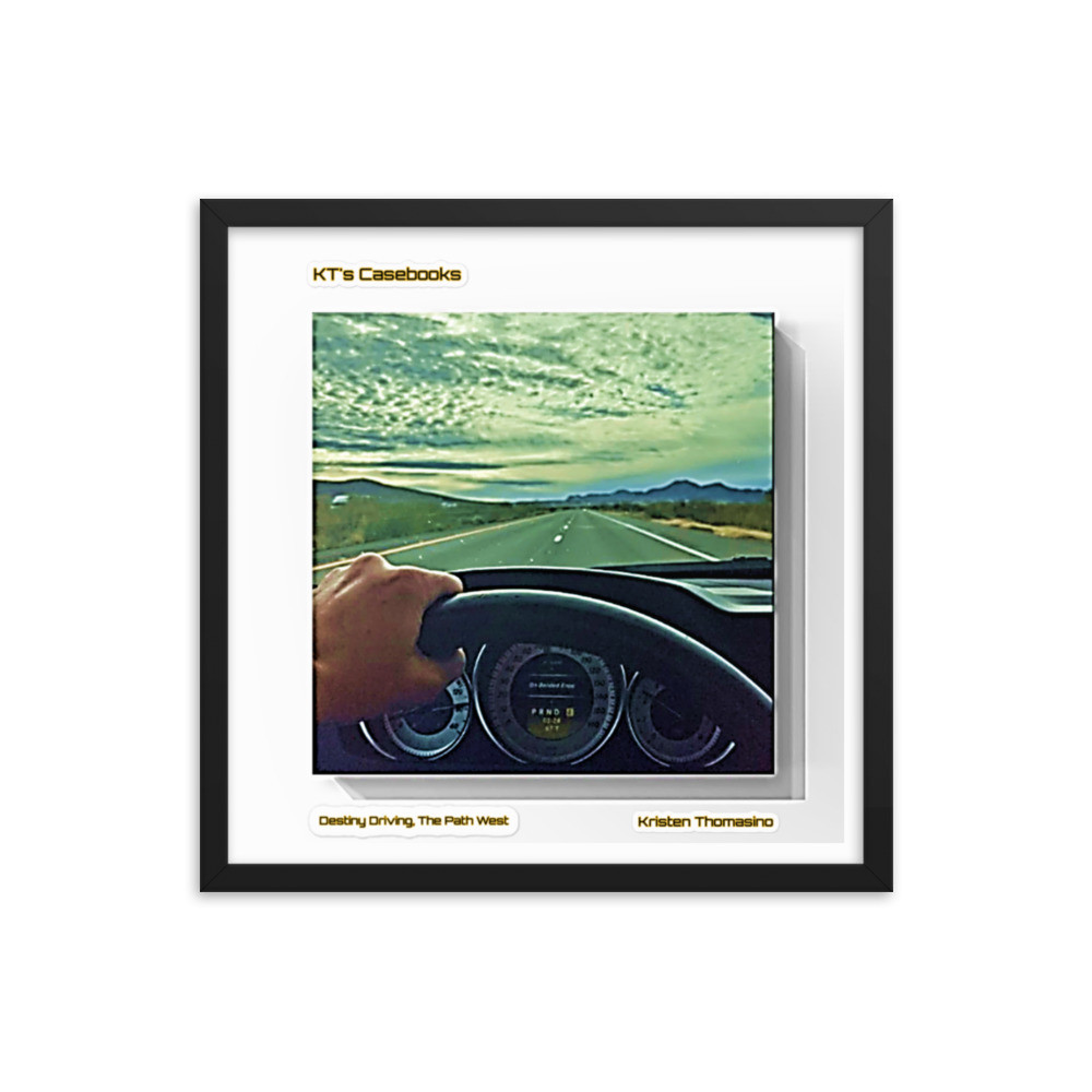 KTCB-DDRW-24 Destiny Driving, The Path West, KTCB-DDRW-24 Framed poster
