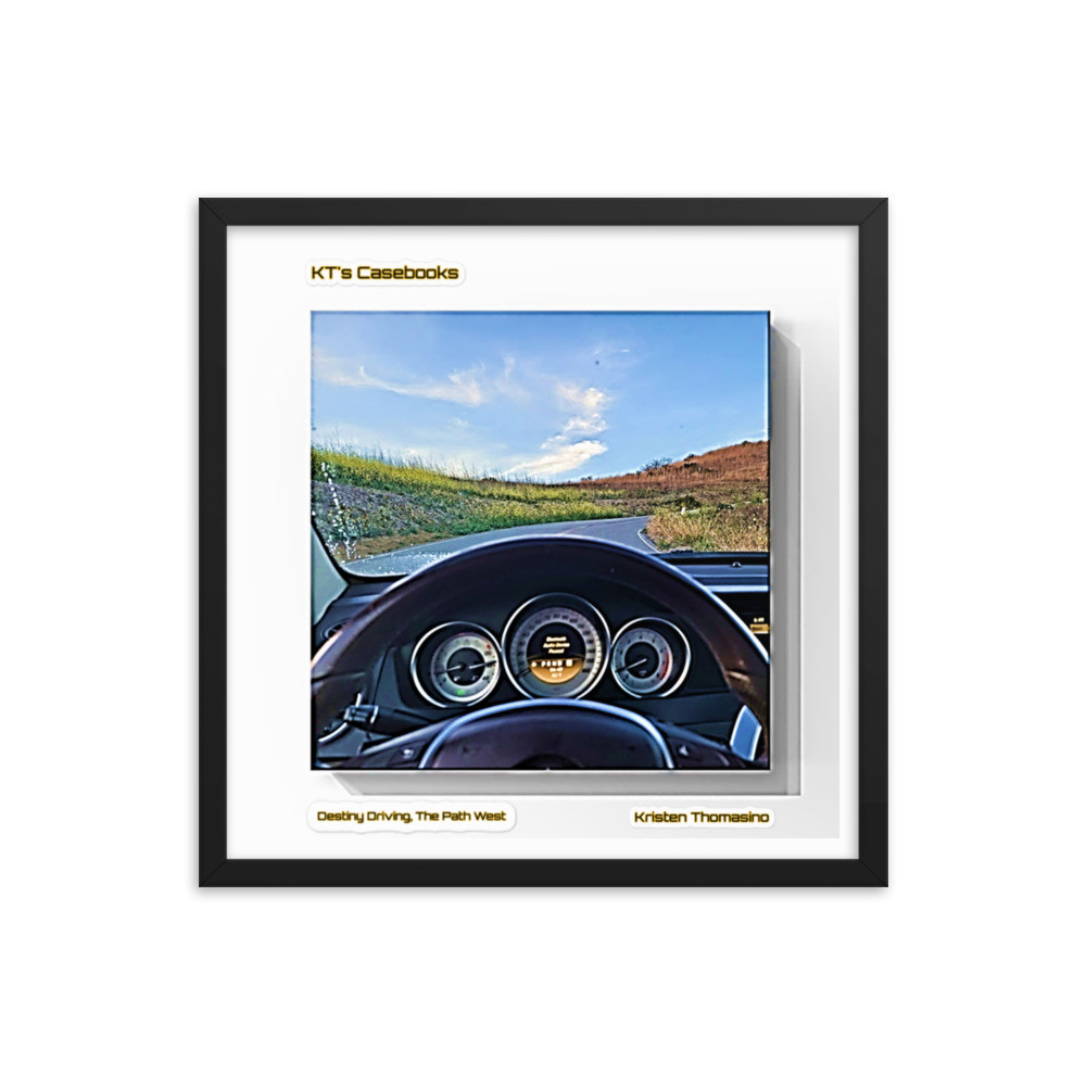 KTCB-DDRW-71 KT's Casebook, Destiny Driving, The Path West, KTCB-DDRW-71 Framed poster