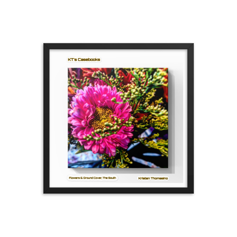 KTCB-GCF-22 KT's Casebook, Ground Cover and Flowers, KTCB-GCF-22 Framed poster