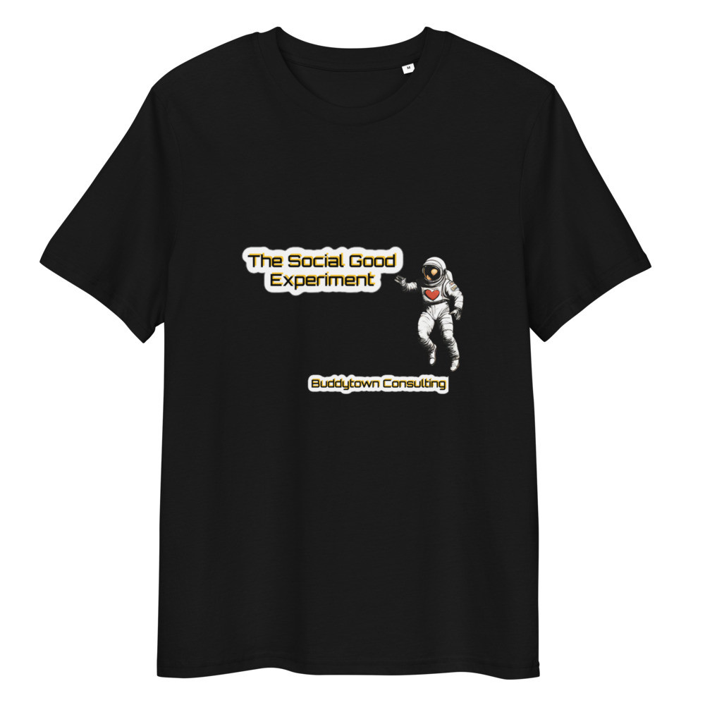 SGE - Unisex organic cotton t-shirt The Social Good Experiment