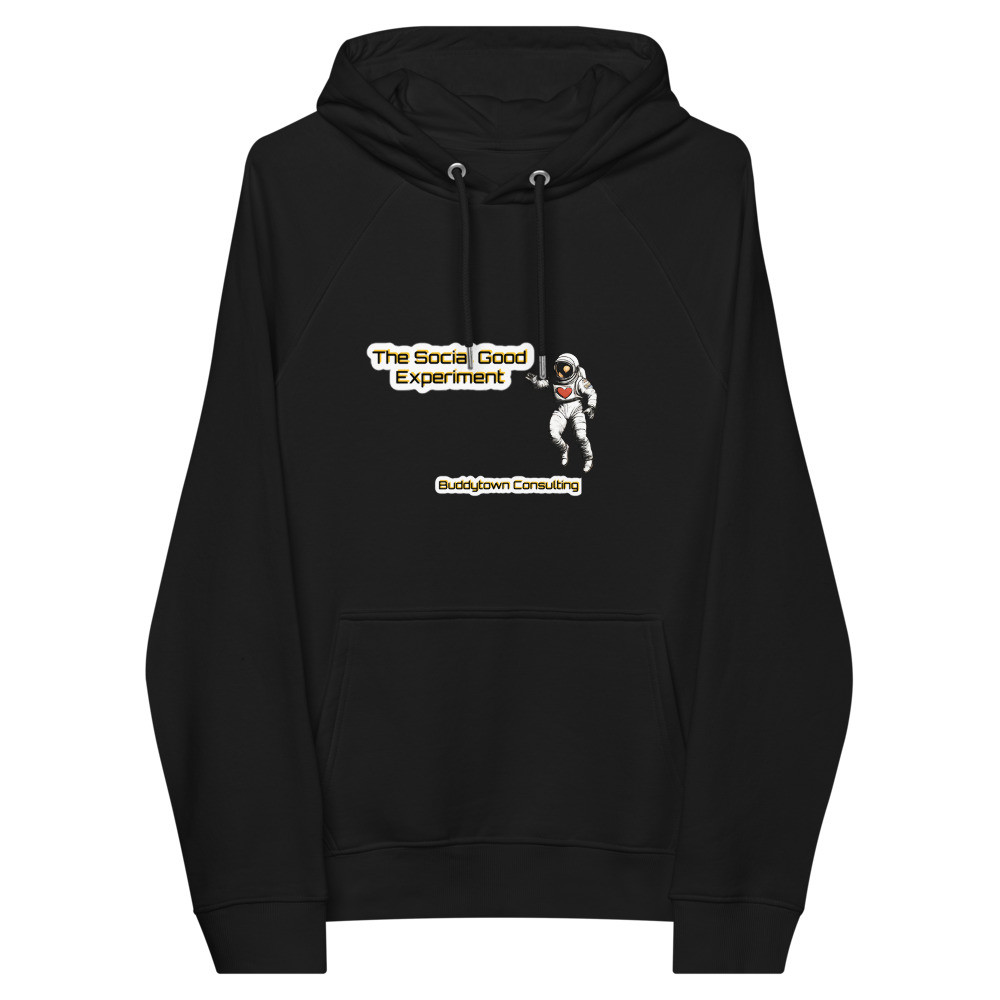 SGE - Unisex eco raglan hoodie The Social Good Experiment