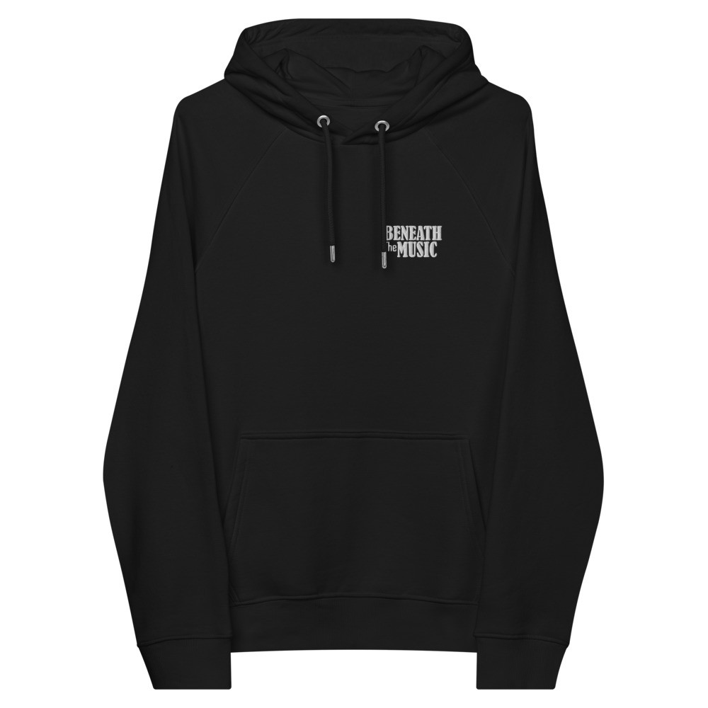"Beneath the Music" Unisex eco raglan hoodie