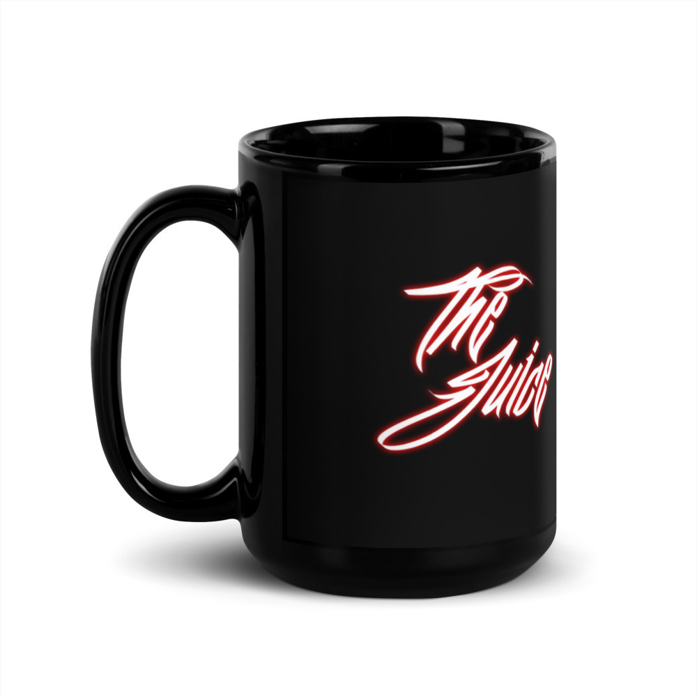 "100 SUBS" Black Glossy Mug