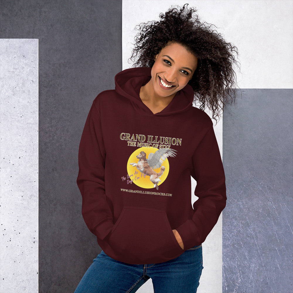 GRAND ILLUSION Dogs Can Fly - Unisex Hoodie