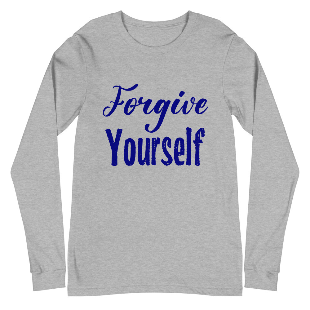 Forgive Yourself Athletic Heather Long Sleeve Tee