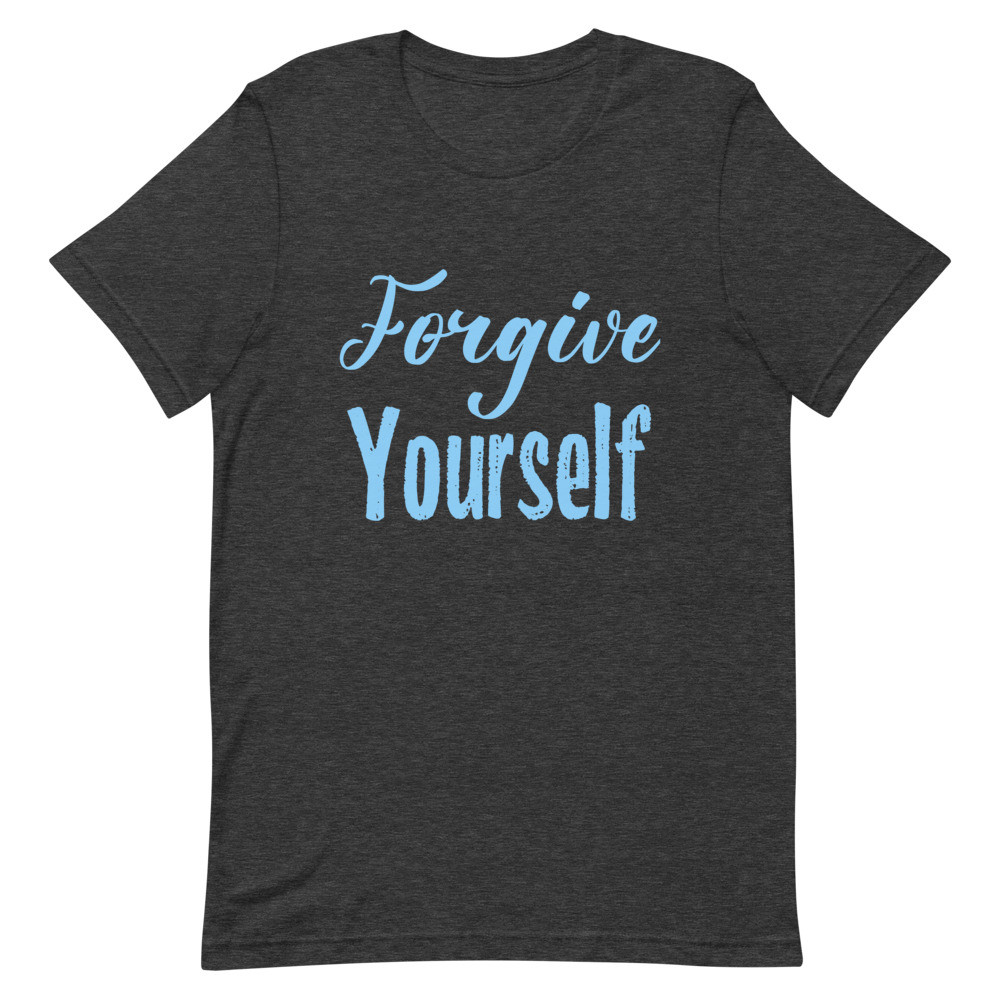 Forgive Yourself Dark Grey Heather Short Sleeve Tee