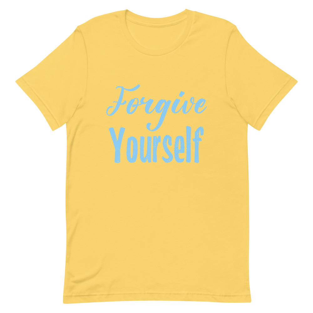 Forgive Yourself Yellow Short Sleeve Tee