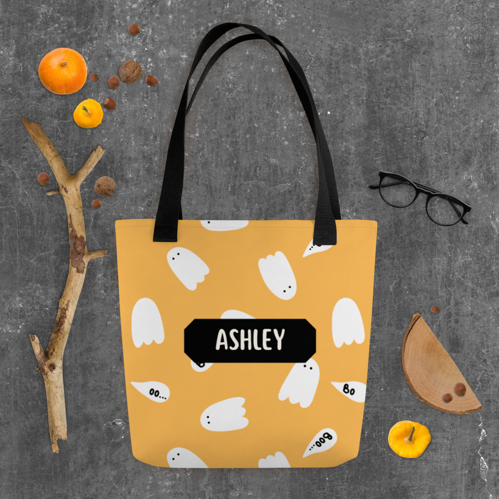 Personalized Halloween Tote