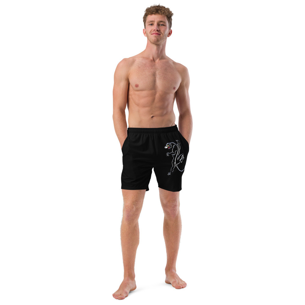 PANTHER - AOP RECYCLED SWIM TRUNKS