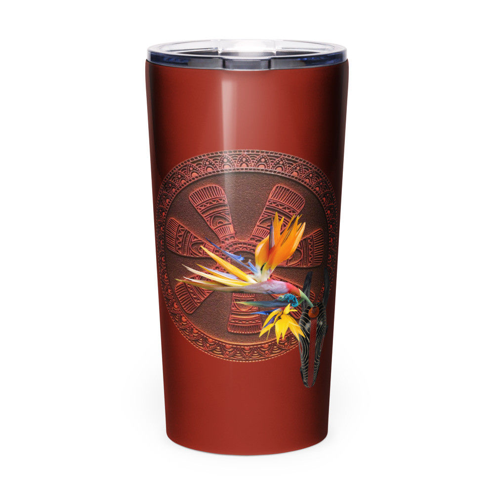 Tapered stainless steel tumbler