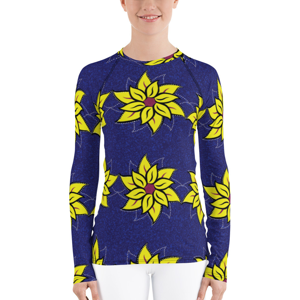 Women's Sunflowers Rash Guard
