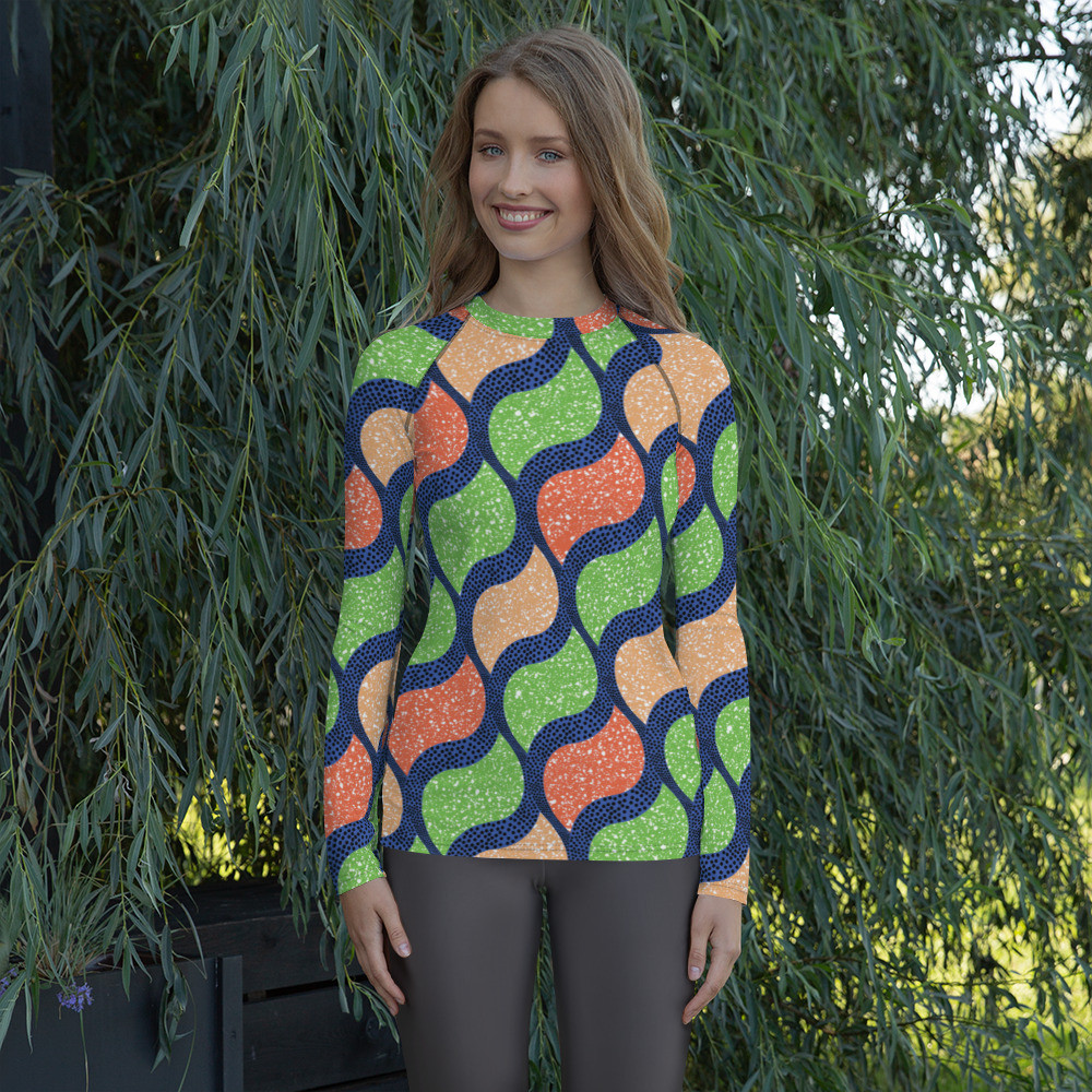 Women's Autumn Vibes Rash Guard