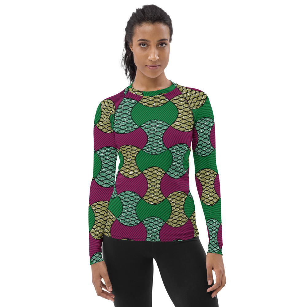 Women's Partial Bows Rash Guard