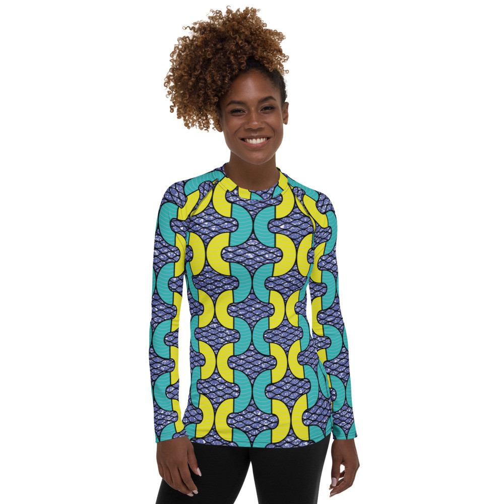 Women's Snakes Inspired Rash Guard