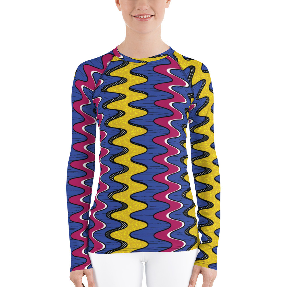 Women's Squiggly Drip II Rash Guard