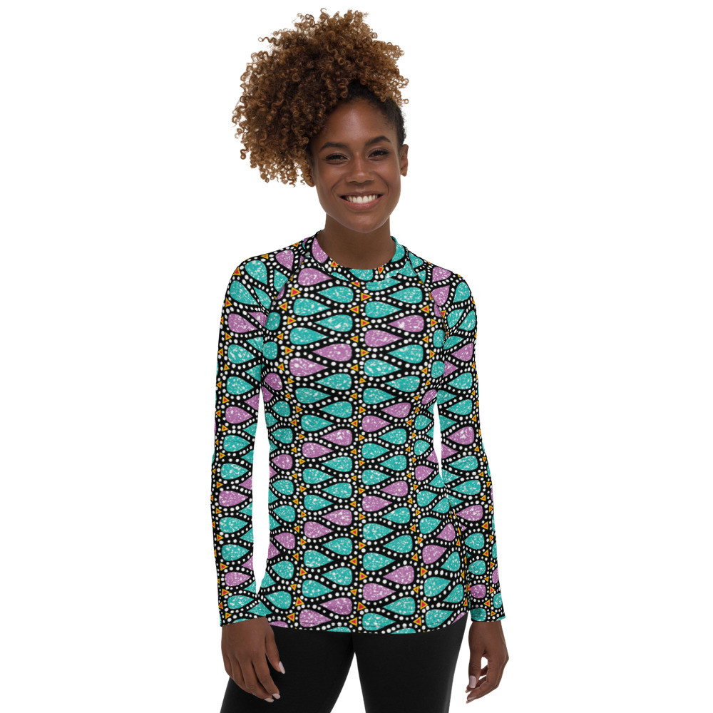 Women's Icy Drops Rash Guard