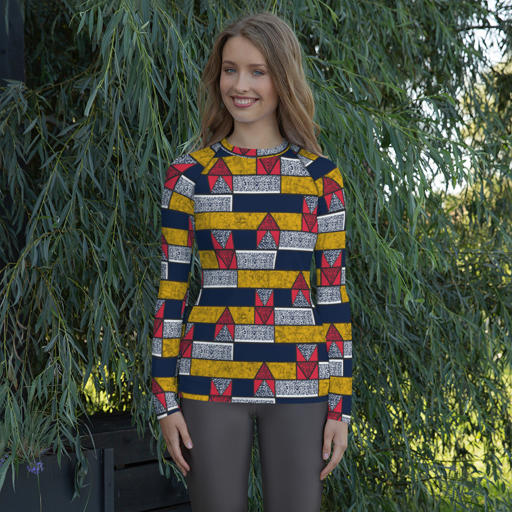 Women's Bricks Inspired Rash Guard