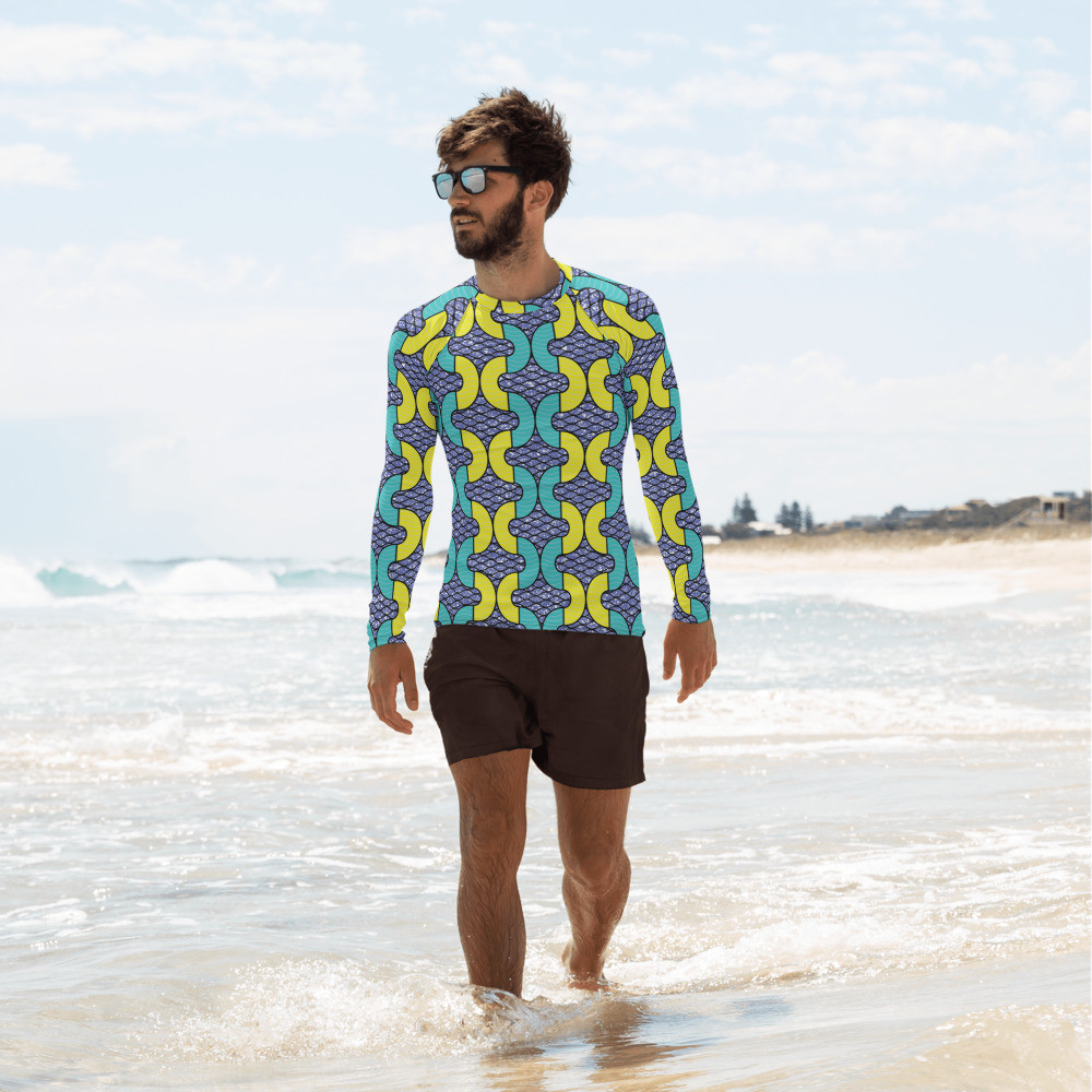 Men's Snakes Inspired Rash Guard