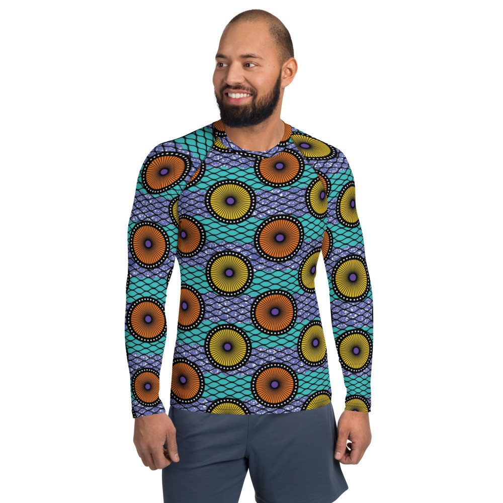 Men's Ankara Circles II Rash Guard