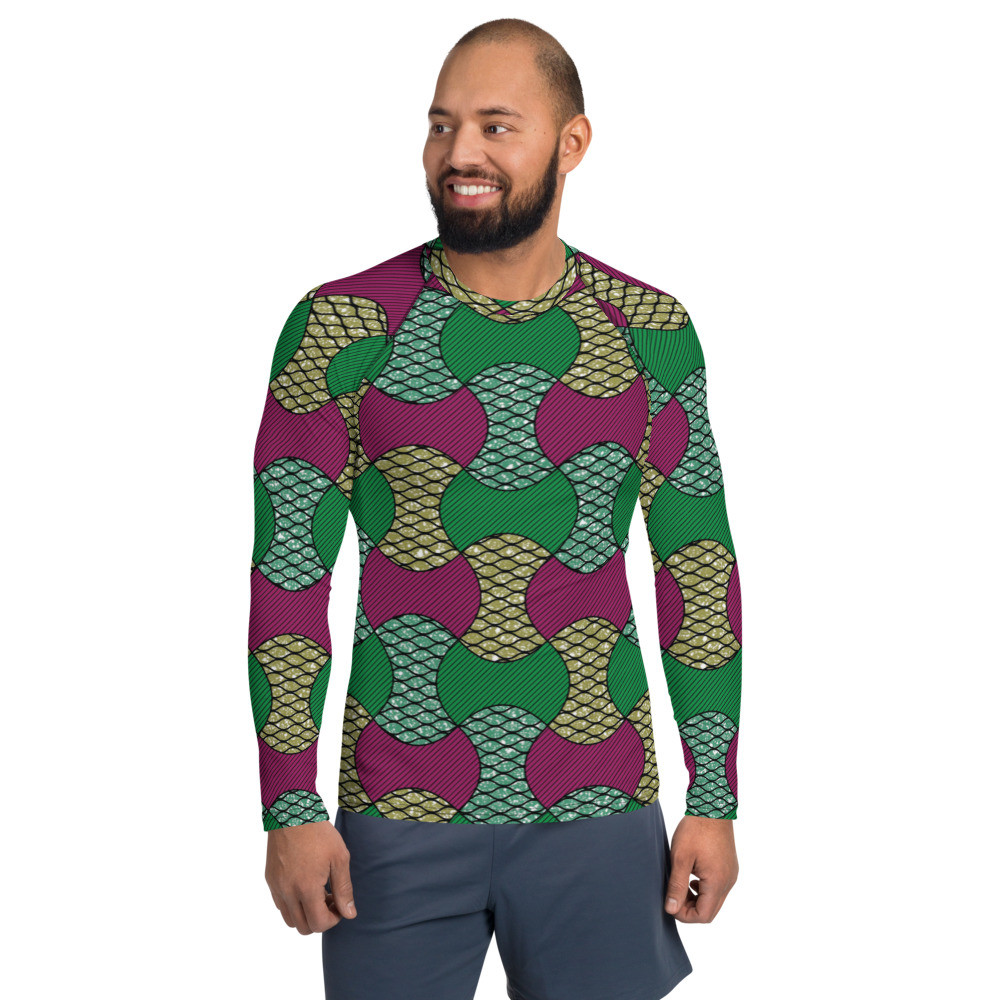 Men's Partial Bows Rash Guard