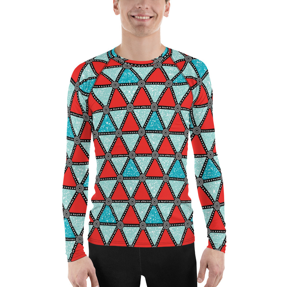 Men's Triangles Rash Guard