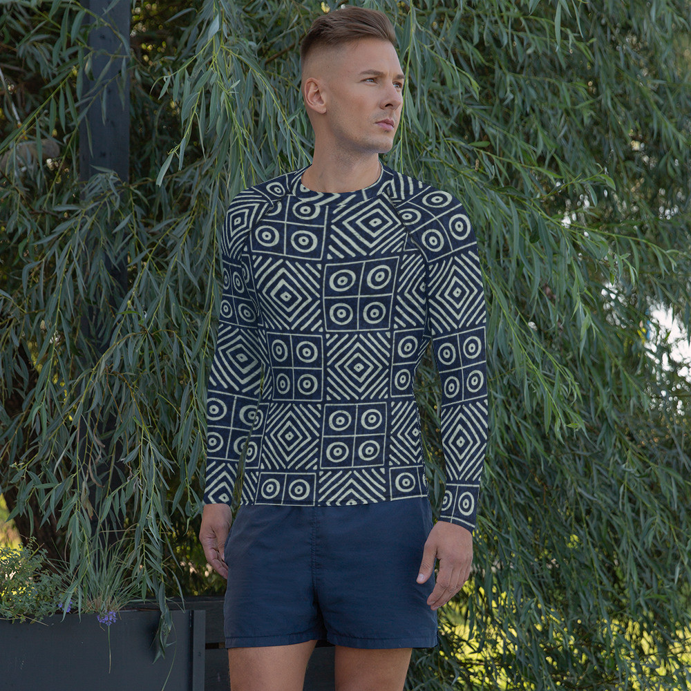 Men's Adire Rash Guard
