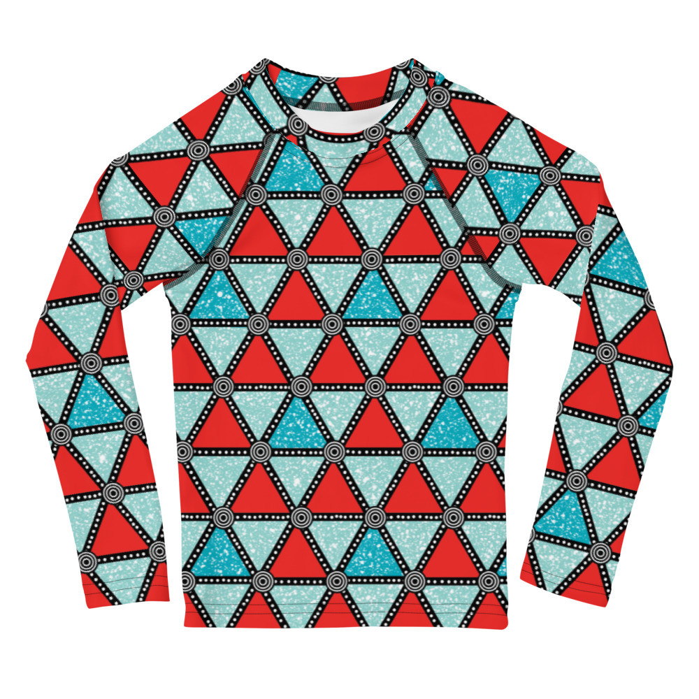 Kids Triangles Rash Guard