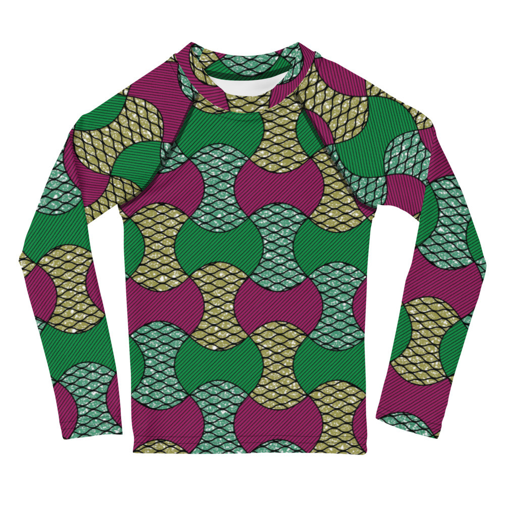 Kids Partial Bows Rash Guard