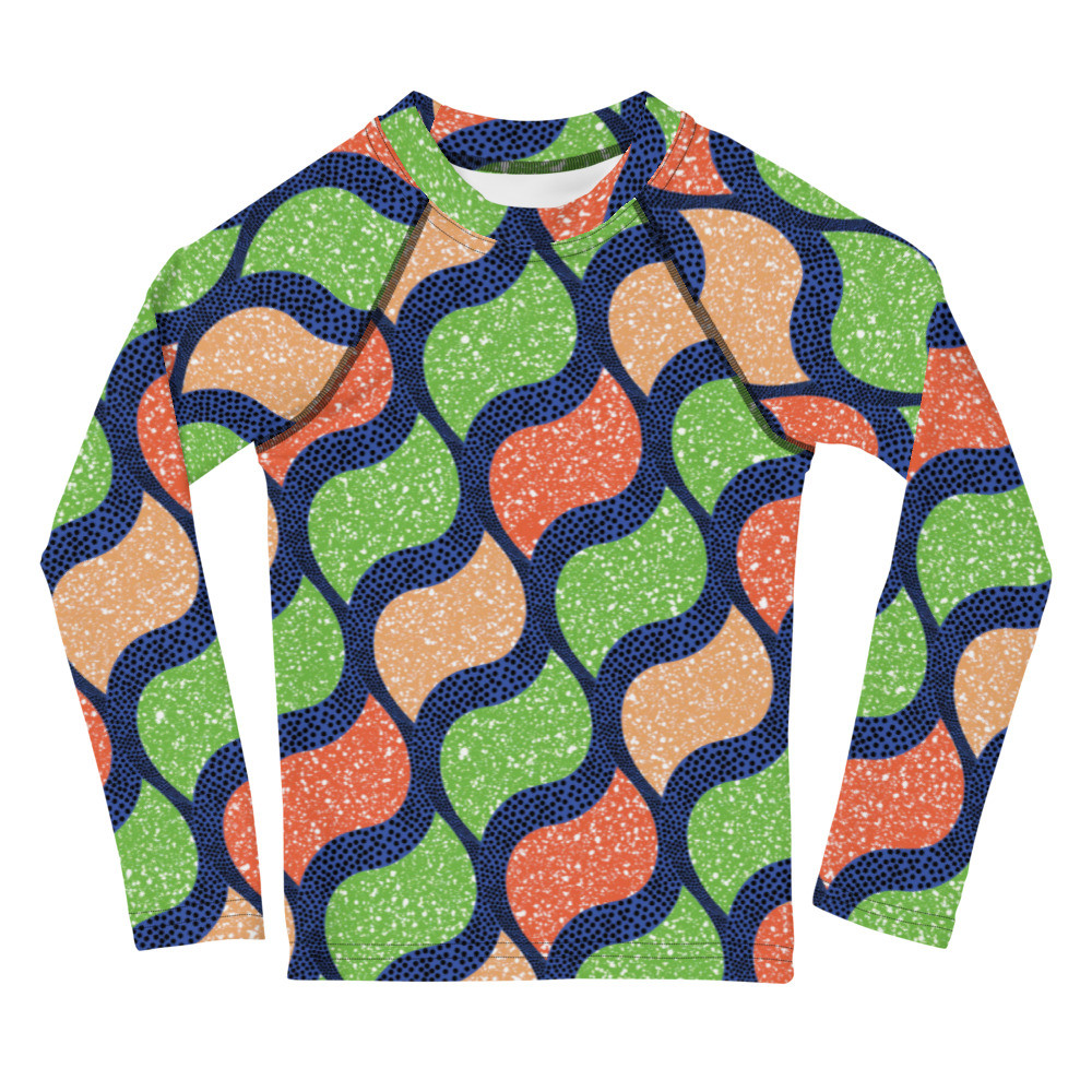 Kids Autumn Vibes Rash Guard
