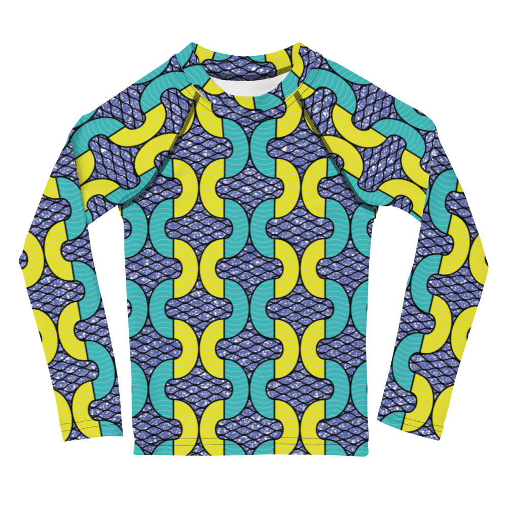 Kids Snakes Inspired Rash Guard