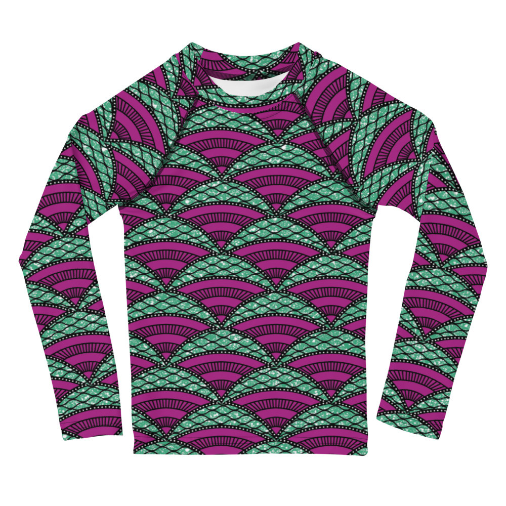 Kids Parachutes Inspired Rash Guard