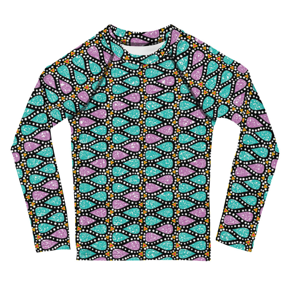 Kids Icy Drops Rash Guard