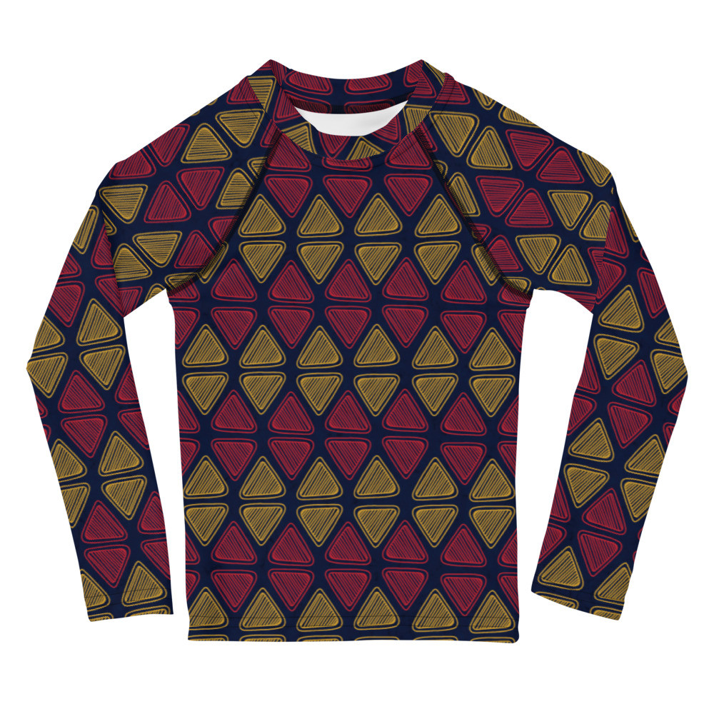 Kids Triangles II Rash Guard