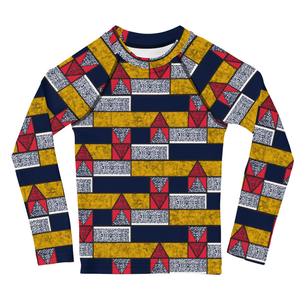 Kids Brick Inspired Rash Guard