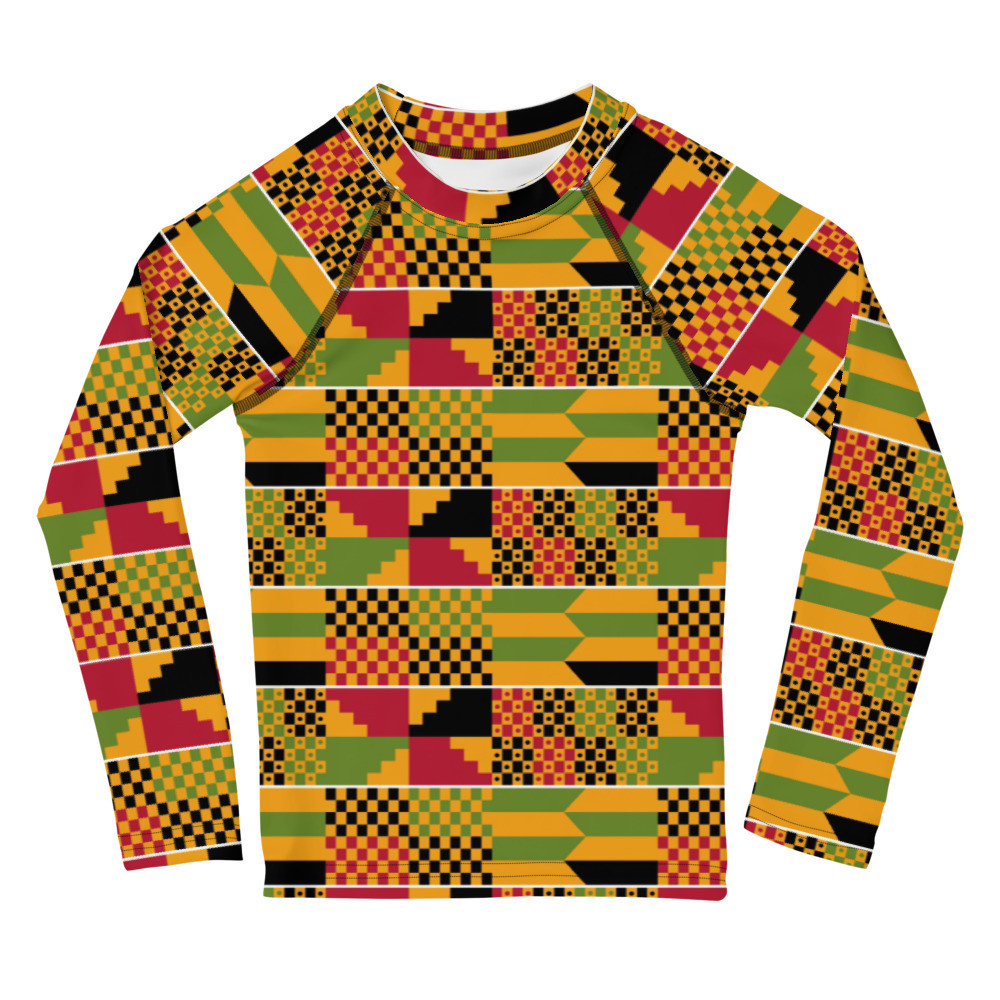 Kids Kente Rash Guard