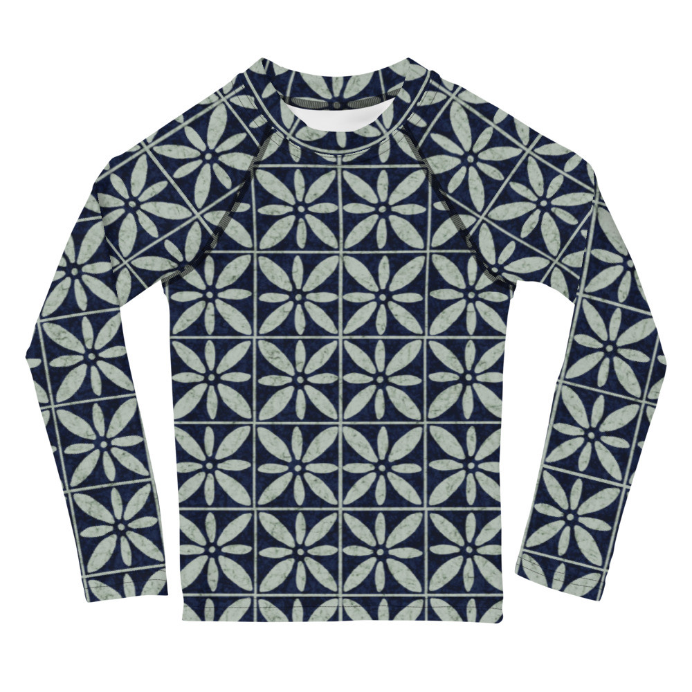 Kids Adire II Rash Guard