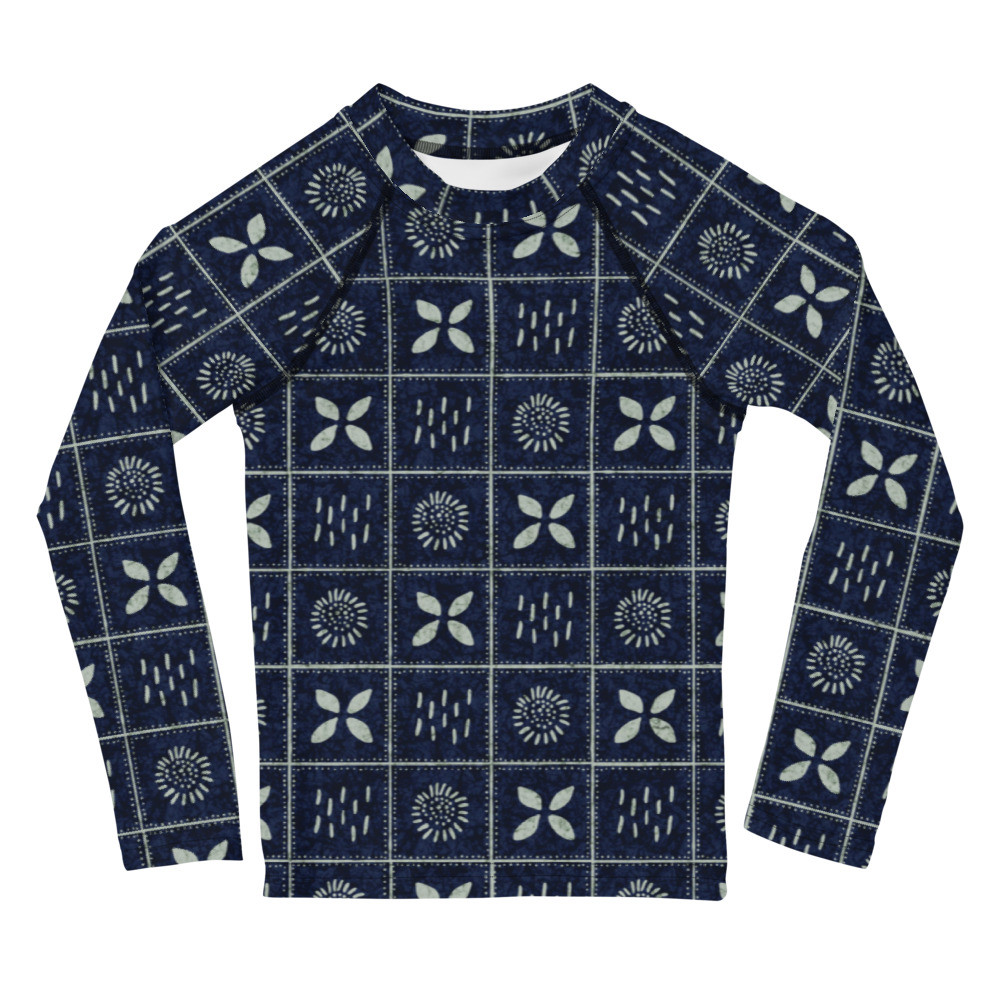 Kids Adire III Rash Guard