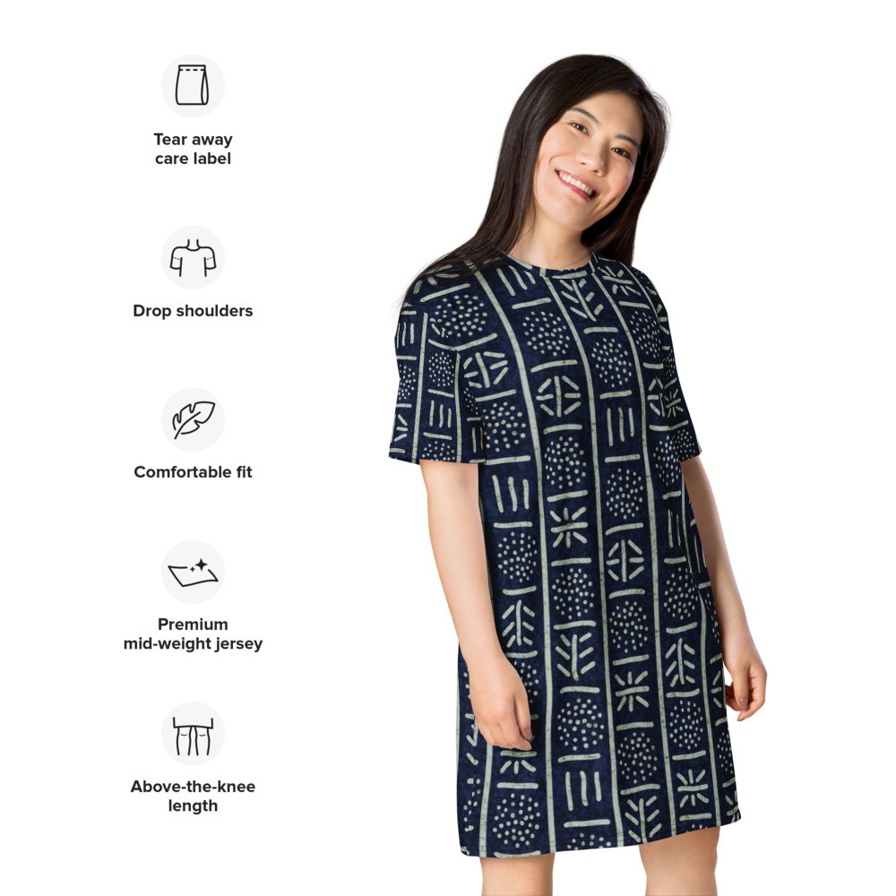 Adire IV T-shirt dress