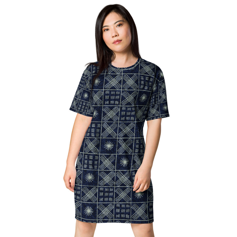 Adire VI T-shirt dress