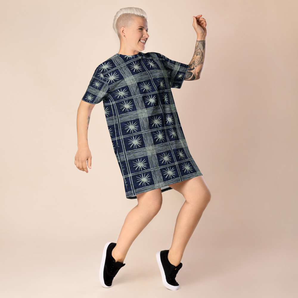 Adire VII T-shirt dress