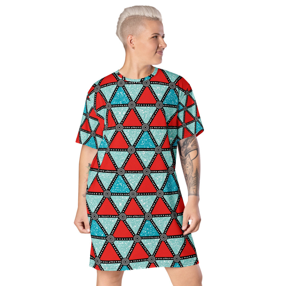 Triangles T-shirt dress