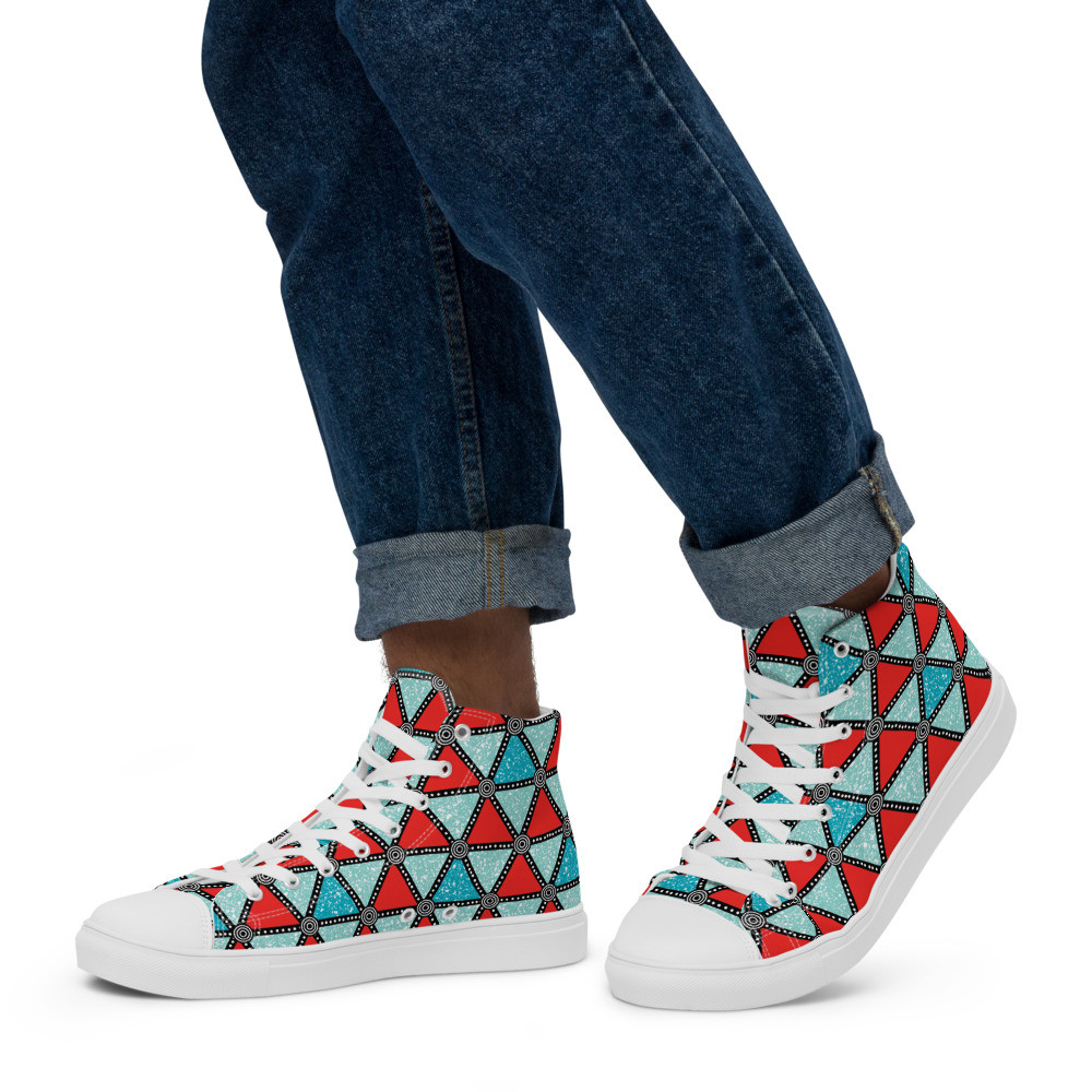 Men’s Triangles high top canvas shoes