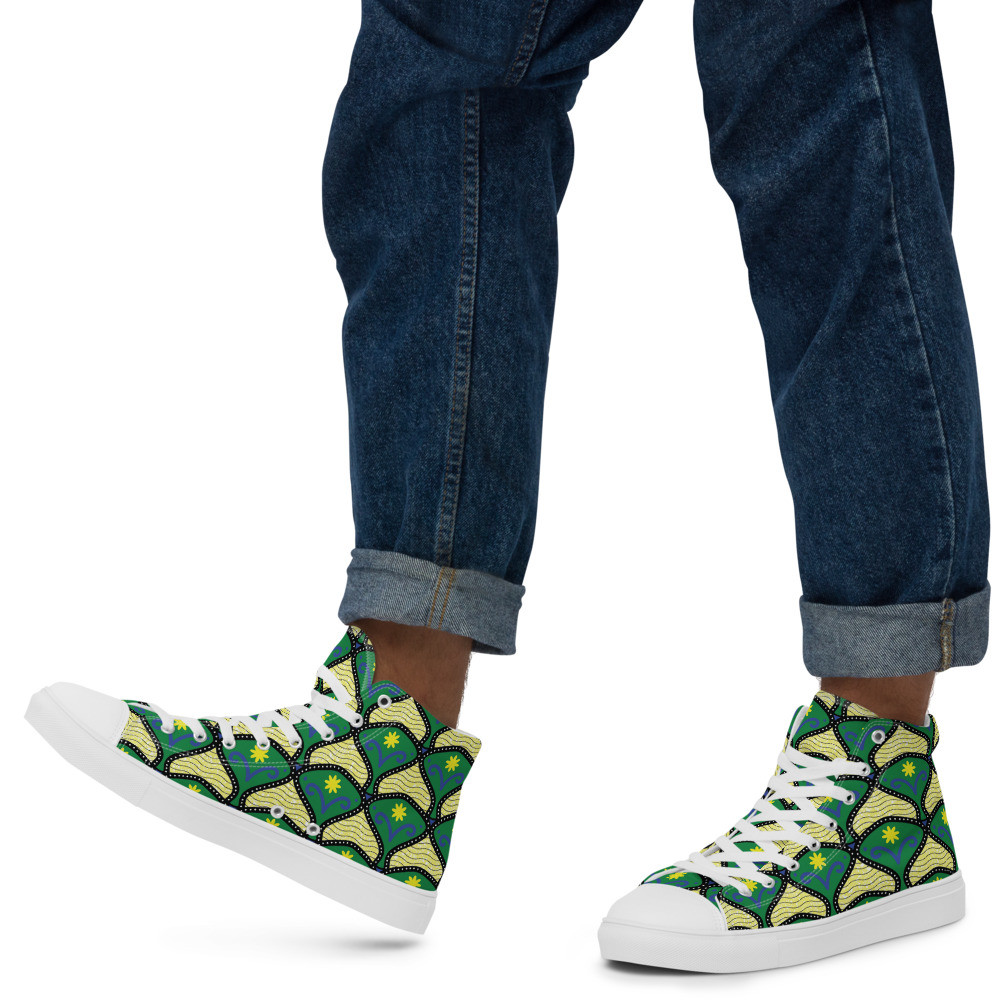 Men’s Spring Vibes high top canvas shoes