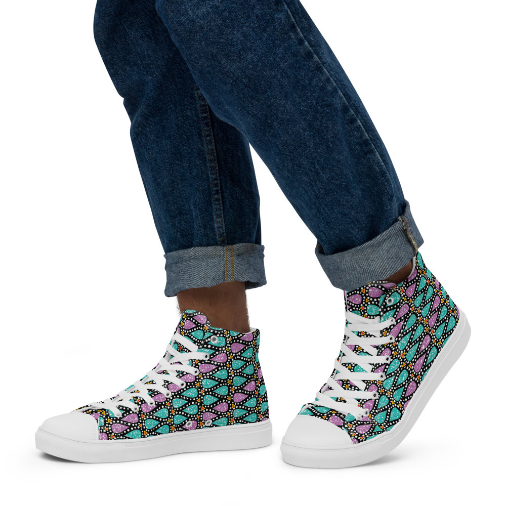 Men’s Icy Drops high top canvas shoes
